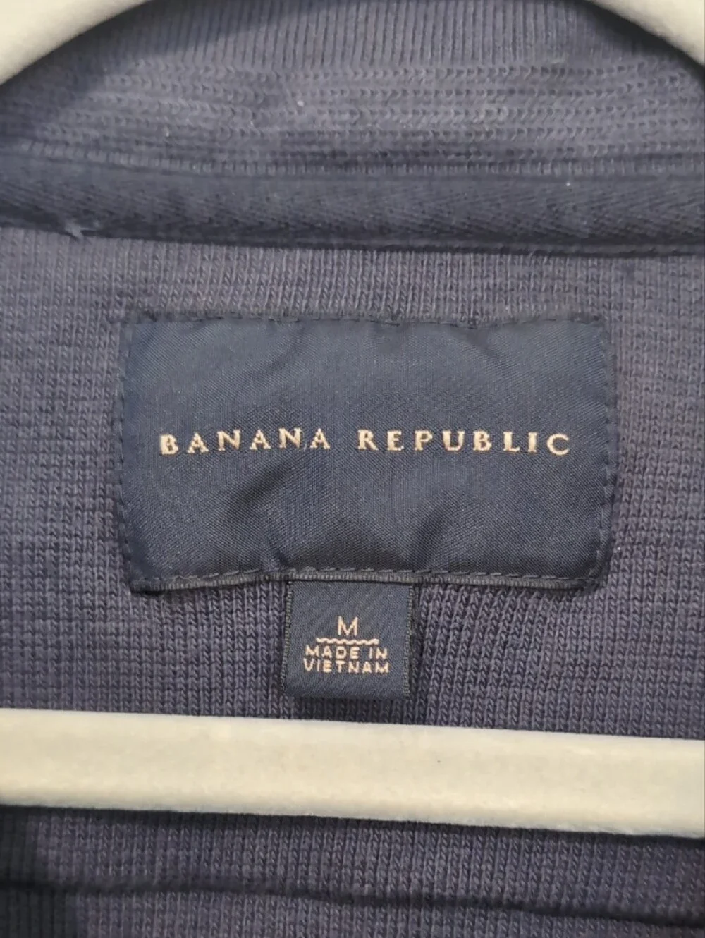 Banana Republic Navy Military-Style Field Jacket